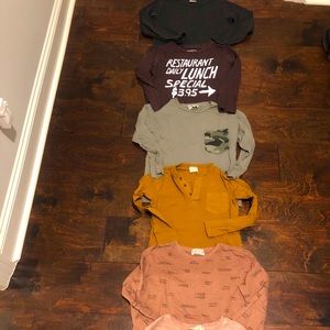 Lot of Zara Kids long sleeve shirts